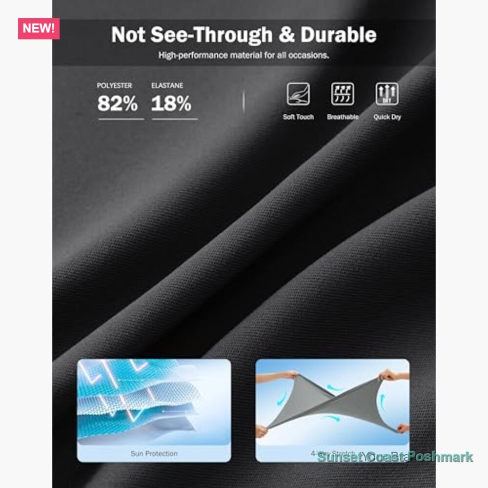 Polyester Elastane Skort With 3 Pockets High Wais… - image 5